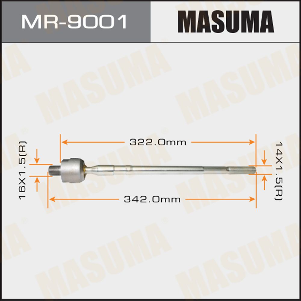 Тяга рулевая Mitsubishi Outlander (CU) 03-07, Space Wagon 98-04, RVR 97-02 MASUMA MASUMA MR-9001