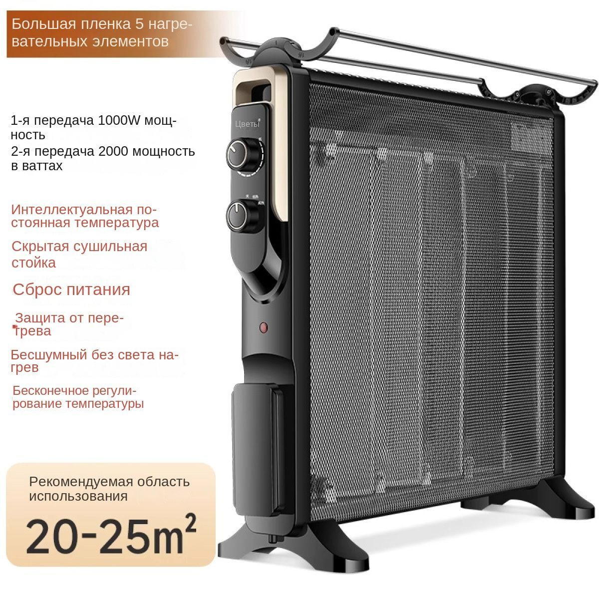 Микатермическийобогреватель