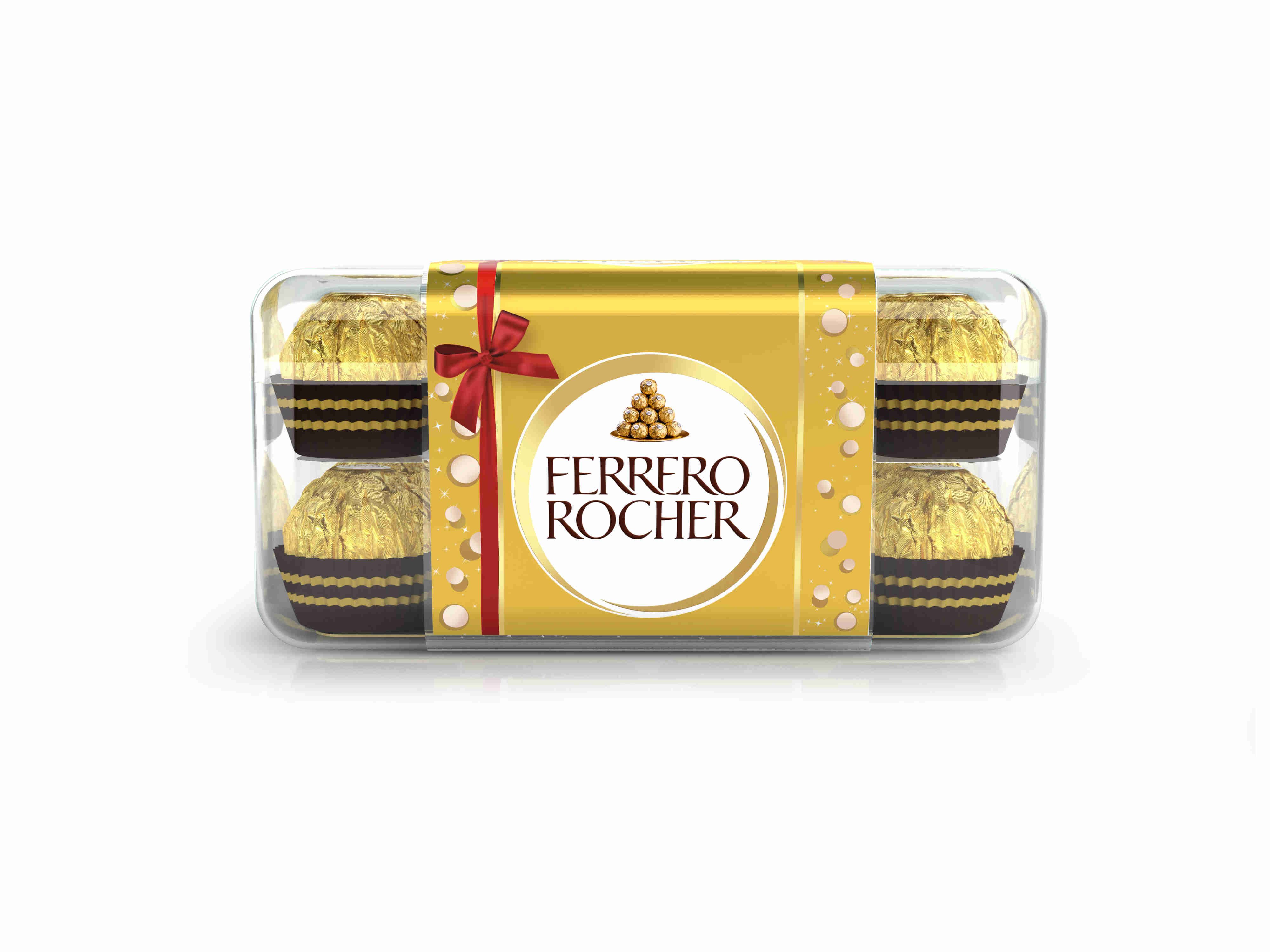 Конфеты шоколадные в коробке Ferrero Rocher, с начинкой из крема и лесного ореха, 200 г