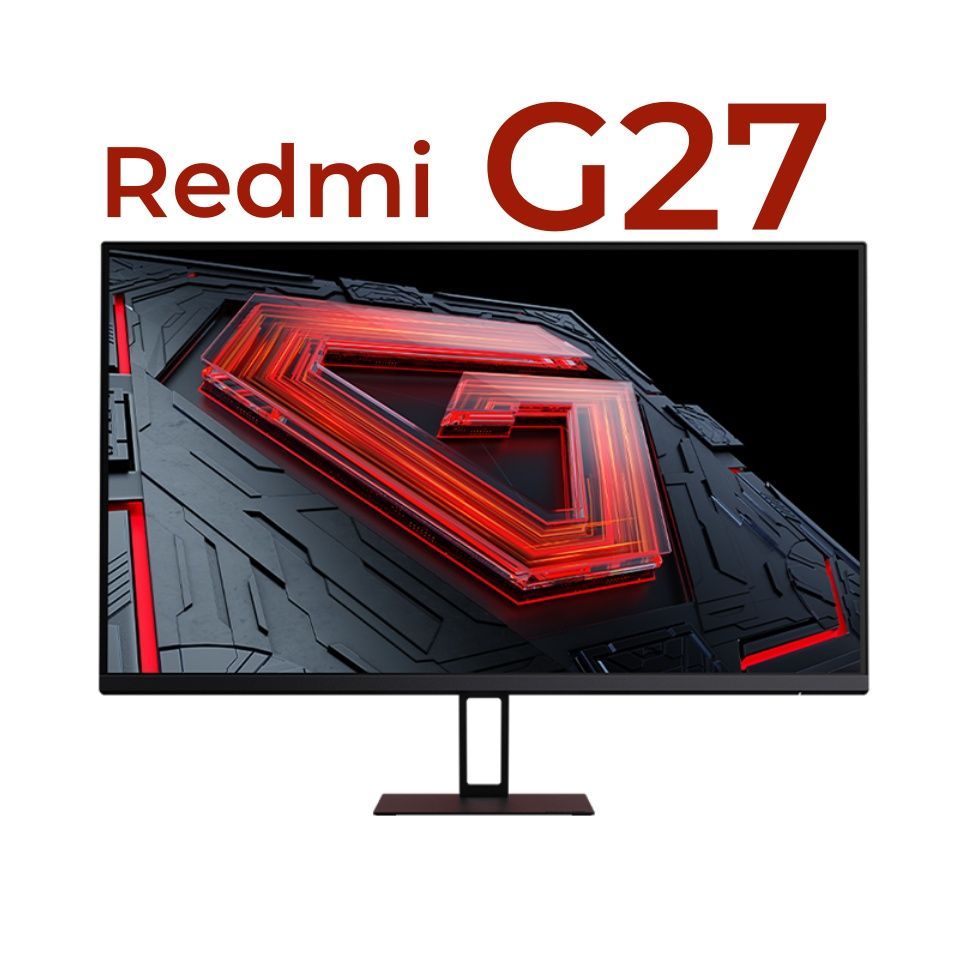 Xiaomi27"МониторRedmiG27FastIPS165Hz1msGTGAdaptiveSync,черный,серыйметаллик