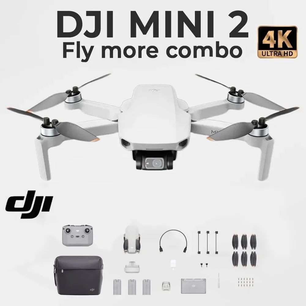 Дрон Квадрокоптер DJI Mini 2 Fly More Combo