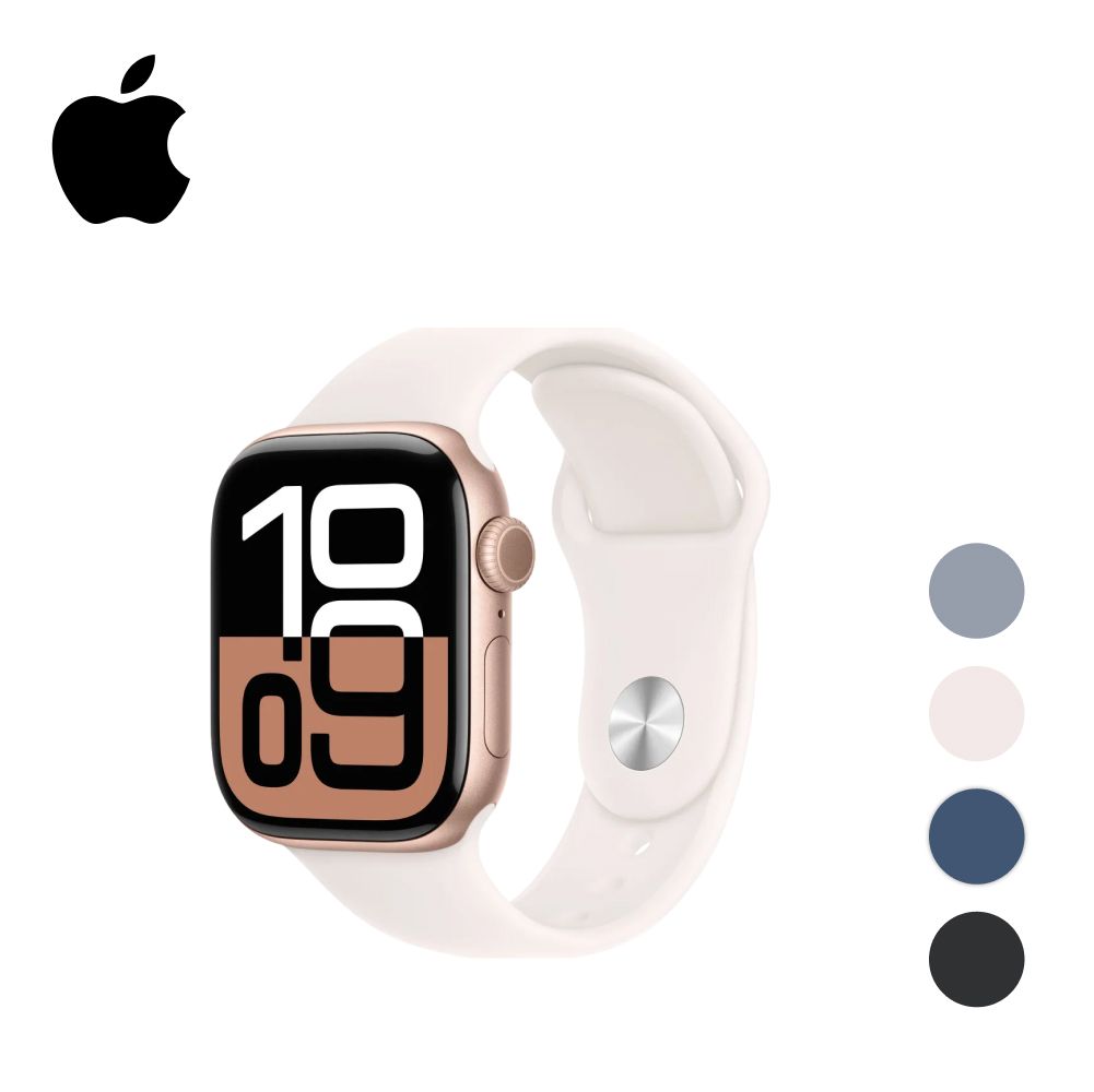 УмныечасыAppleWatchSeries10,42mm,RoseGold,SportBandM/L