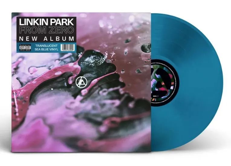 Linkin Park - From Zero LP Transparent Petrol Пластинка Виниловая