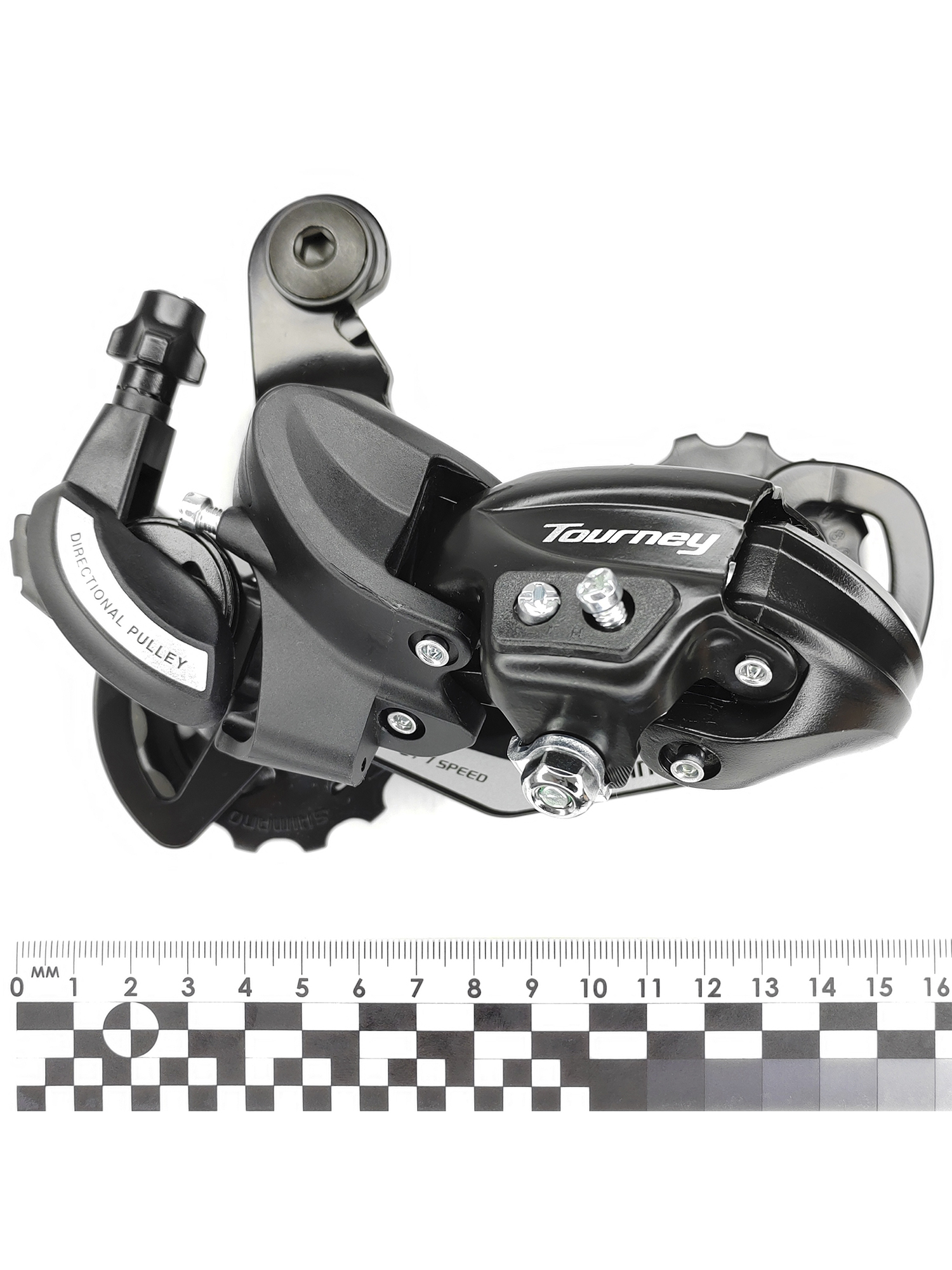 Shimano Переключатель задний для велосипеда RD-TY500, серия Tourney, 6-7 скоростей, крепление на петух (болт), черный — Товары для велоспорта — фото 7