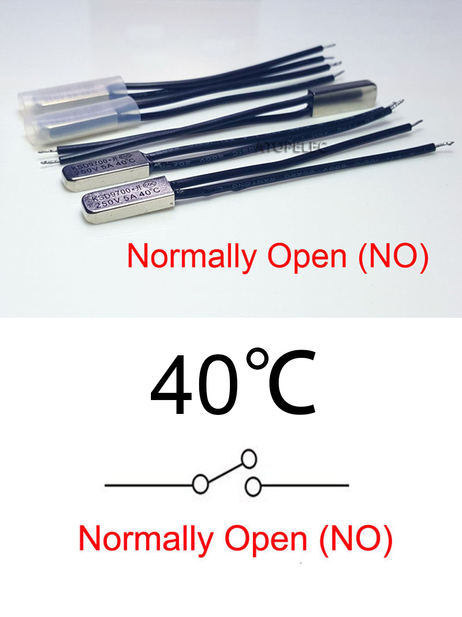 5шт.40CKSD9700250V5Aнормально-открытыйтемпературныйпереключатель