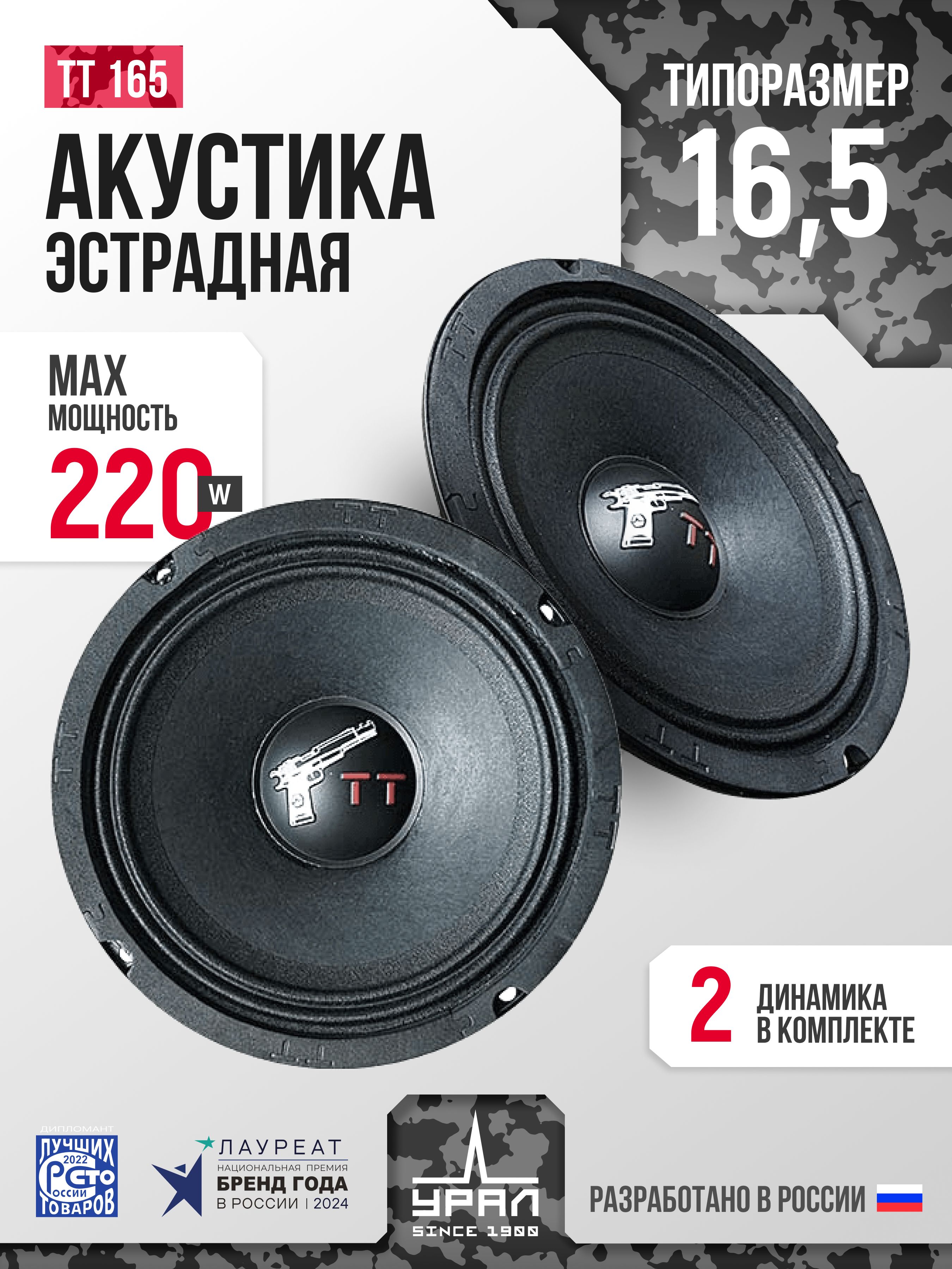 Акустическаясистема/URALTT165/16см