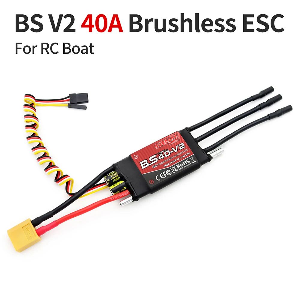 Surpass Hobby BS-V2 40A Boat Brushless ESC