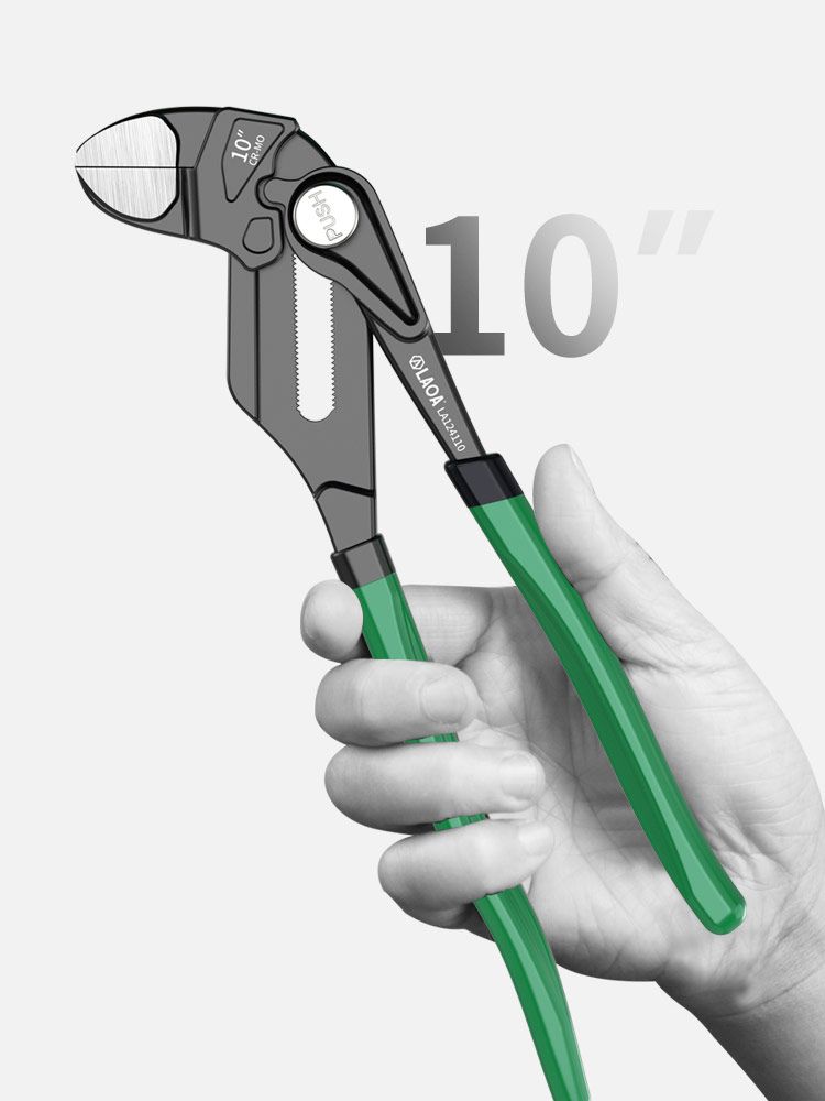 ПереставныеклещиLAOA10"(250мм)сдвухкомпонентнойрукояткой,полированные,производствоТайвань(Китай)