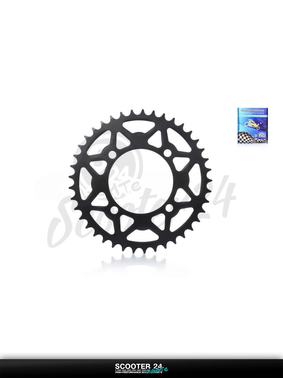 Звезда трансмиссии задняя 428-41T 4x65, d-76 на питбайк YX125 Irbis TTR 125 кубов / Kayo Omaks BSE "LIPAI"