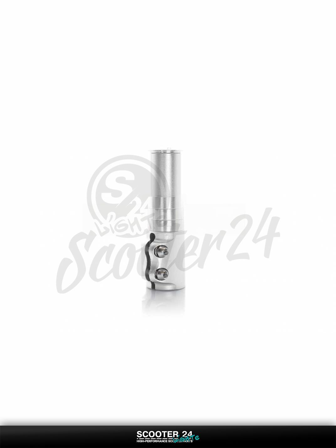 Удлинитель штока вилки (граната) вело 1-1/8 " дюймов (d28.6), L115, алюминий (серебристый) #GJB-012