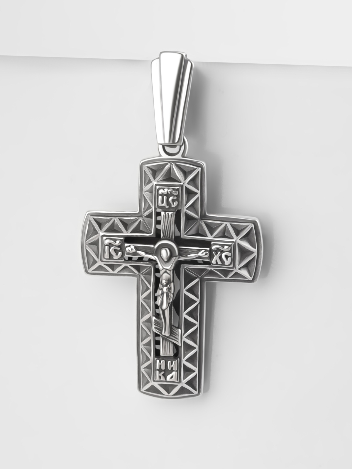 Крестик серебро 925 православный