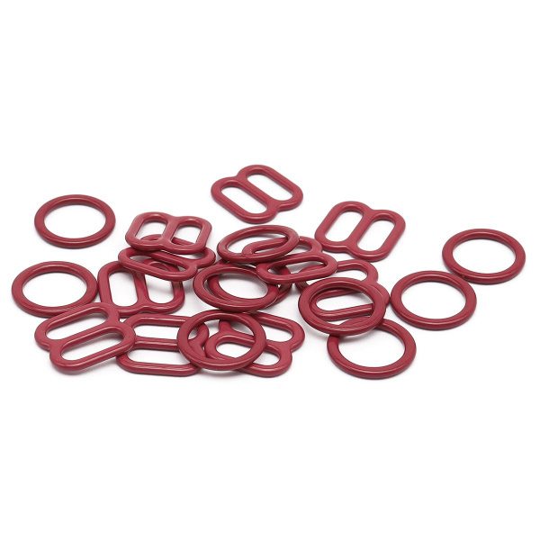 Кольца и регуляторы для бретелей бюстгальтера, 8 мм, 20 шт/упак, Айрис ...