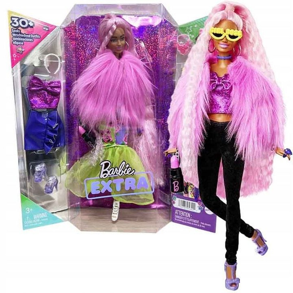 Кукла Mattel Barbie Extra - Экстра с розовыми длинными волосами и ...