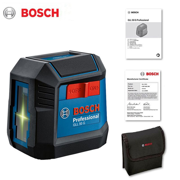Купить Bosch Лазерный уровень/нивелир BS-GLL50G, Зеленый луч, по низкой ...
