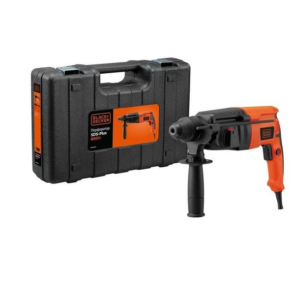 Перфоратор BLACK & DECKER BDHR26KR-RU SDS+, 800Вт, 3Дж - купить в ...