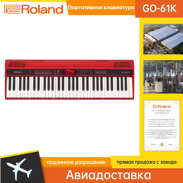 Roland GO-61P/GO-61K серии GO Портативная клавиатура 61 купить на OZON ...