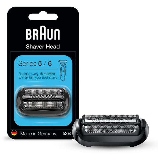 Braun сетка и режущий блок 53B Black для электробритв Braun Series 5, 6 ...