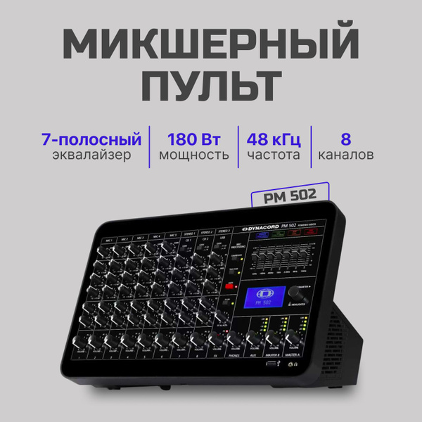 Активный микшерный пульт Dynacord PM 502 - купить с доставкой по ...