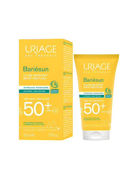 Урьяж Матирующий флюид Барьесан SPF 50+ 50 мл - купить с доставкой по ...