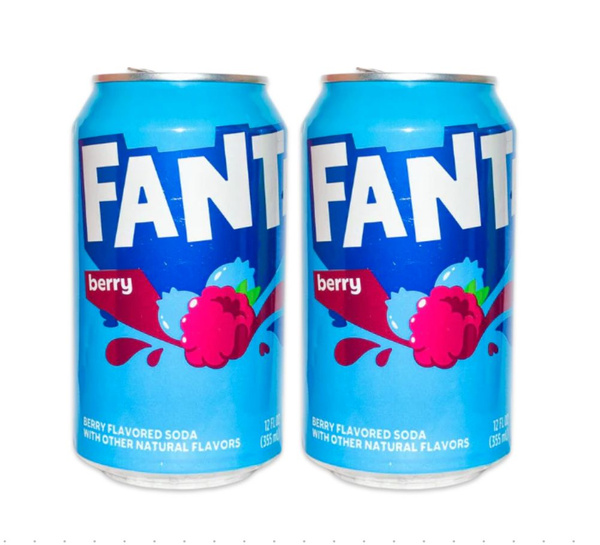 Газированный напиток Fanta Berry (Фанта лесные ягоды), США, 335 мл 2 ...