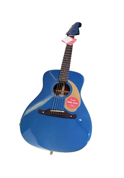 Fender Акустическая гитара FENDER-7_синий 6-струнная, корпус Ель 4/4 ...