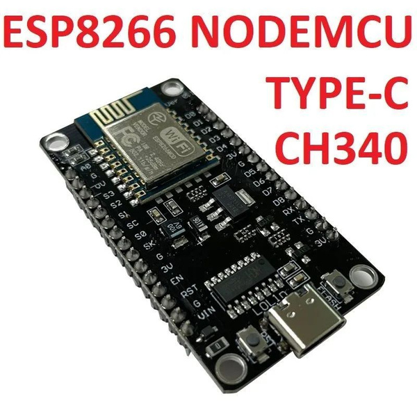 Контроллер плата ESP8266 TYPE-C CH340 Wi-Fi NodeMCU V3 CH340 - купить с ...