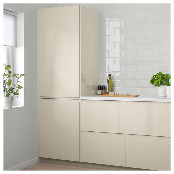 Фасад для кухни панель IKEA VOXTORP ВОКСТОРП 62x80 см глянцевый светло ...