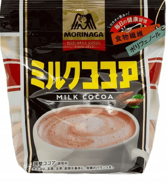 Какао "MILK COCOA" растворимое, Morinaga, 240г - купить с доставкой по ...