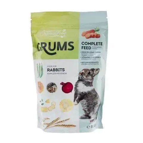 Сухой корм для кроликов Grums 800 г - купить с доставкой по выгодным ...