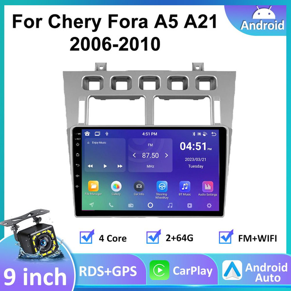 Штатная магнитола 2 дин Chery Fora A5 A21/Чери Фора А5 А21-2+64G ...