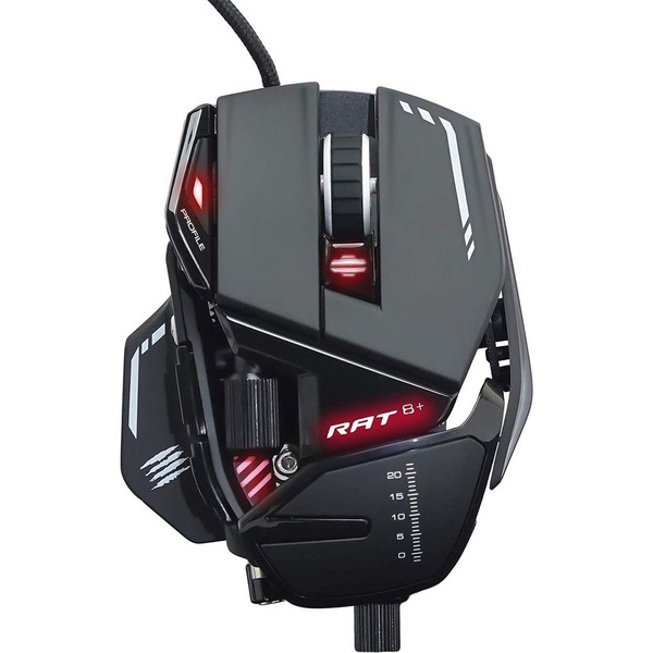 Игровая мышь проводная Mad Catz MAD-RAT, черный матовый - купить по ...