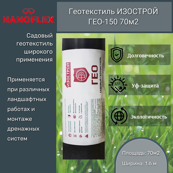 Геотекстиль Nanoflex купить по выгодной цене в интернет-магазине OZON ...