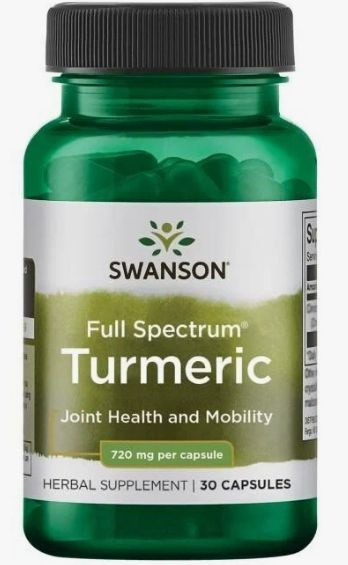 Swanson Turmeric 720 мг 30 капсул - купить с доставкой по выгодным ...