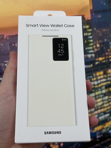 Оригинальный Книжка чехол на galaxy s23 ultra - купить с доставкой по ...