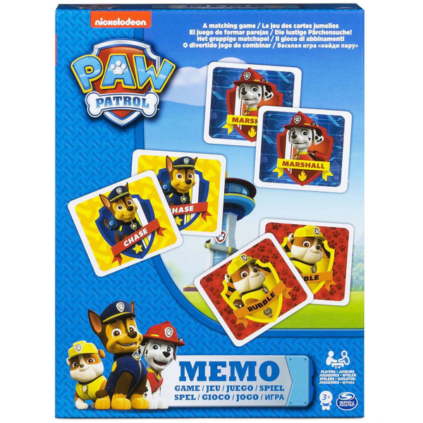 Игра настольная Spin Master Paw Patrol на запоминание 6033326 - купить ...