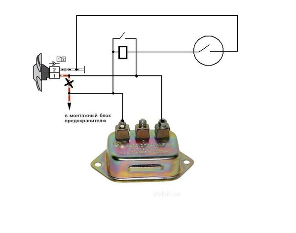 Relay voltage regulator car GAZ-66, GAZ-53