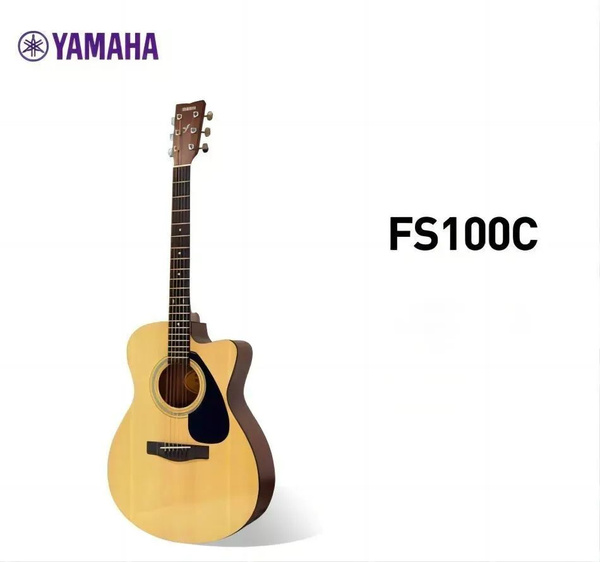 Yamaha Акустическая гитара Fs100c 6-струнная, корпус Ель 40" - купить с ...