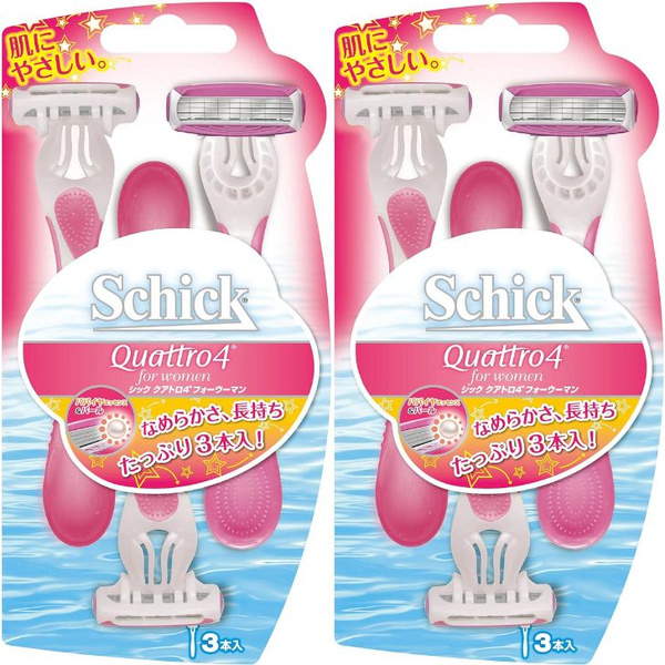 Бритвенный станок Schick Quattro 4 для женщин (3 штуки) Япония - купить ...
