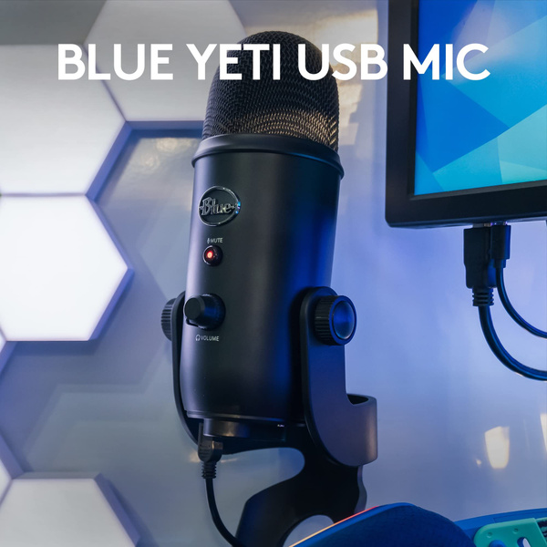 Микрофон универсальный Logitech Blue Yeti - купить по выгодной цене в ...