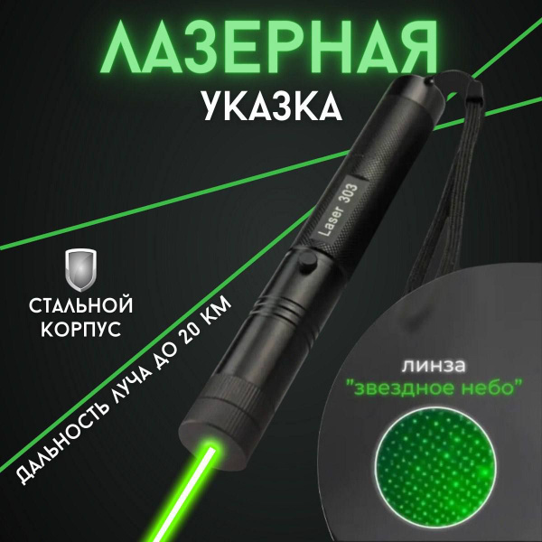 Лазерная указка мощная для кошек и собак зеленый луч - купить с ...