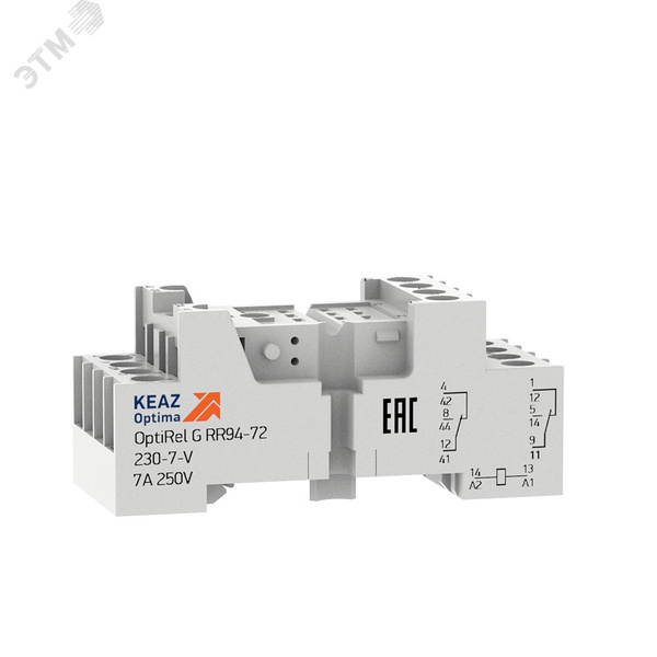 Розетка для реле КЭАЗ OptiRel G RR94-74-230-7-V 281171 - купить по ...