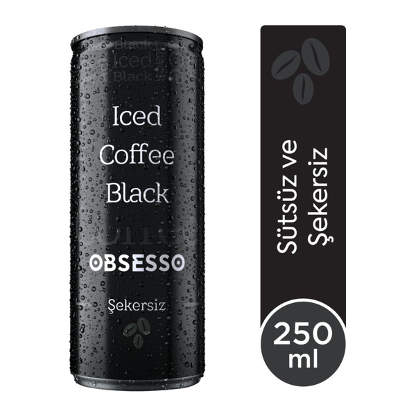 Холодный кофе Obsesso Black Unsweetened Cold Coffee 250 мл - купить с ...