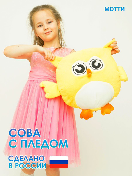 Сова 3 в 1 с пледом внутри - купить с доставкой по выгодным ценам в ...