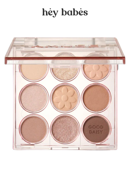 Палетка теней для век в нюдовых оттенках AMUSE Eye Color Palette 03 ...