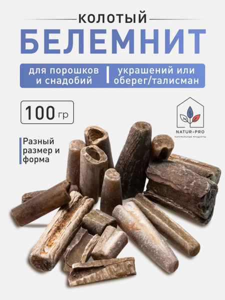 Белемнит колотый, коготь, древний моллюск 100г - купить с доставкой по ...