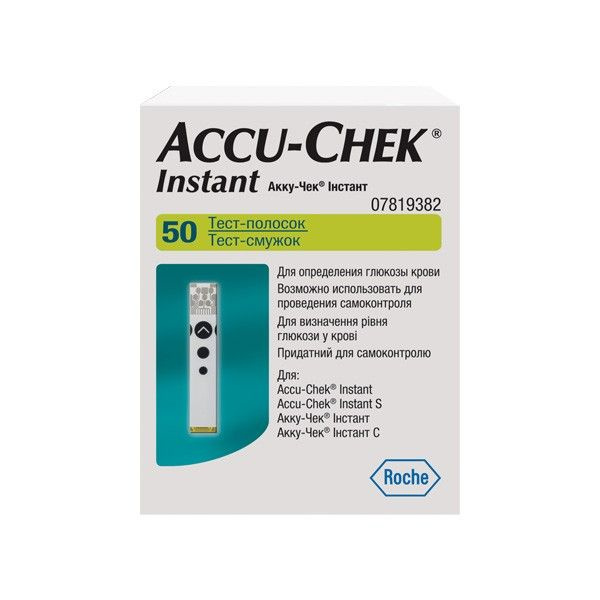 Тест-полоски Акку-Чек Инстант/Accu-Chek Instant №50 Срок годности ...