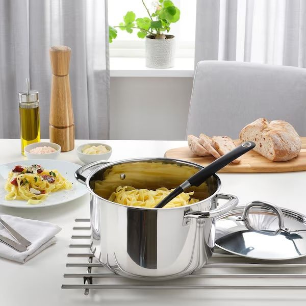 Кастрюля IKEA, Сталь, 5 л - купить по выгодной цене в интернет-магазине ...