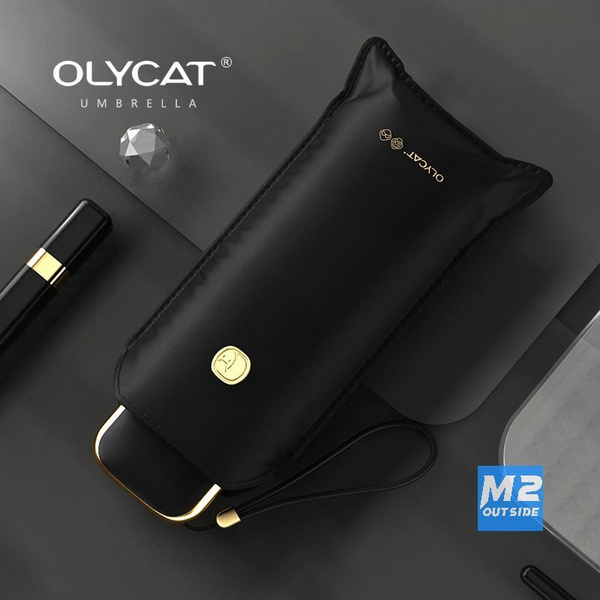 Зонт от солнца Olycat, 5 сложений, черный купить по низкой цене в ...