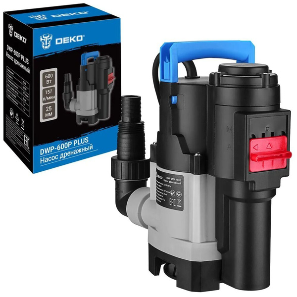 Дренажный насос для грязной воды Deko DWP-600P PLUS, 076-0540 - купить ...