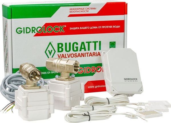 Характеристики Система защиты от протечек Gidrolock Standard Bugatti 1/ ...